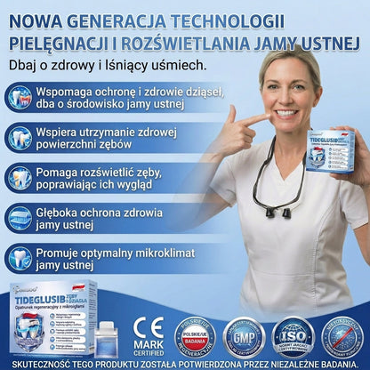 🦷 Pożegnaj nadwrażliwość i dyskomfort! 𝐂𝐨𝐚𝐮𝐨𝐨® paski oralne z Tideglusib – szybka regeneracja zębów i dziąseł 😊